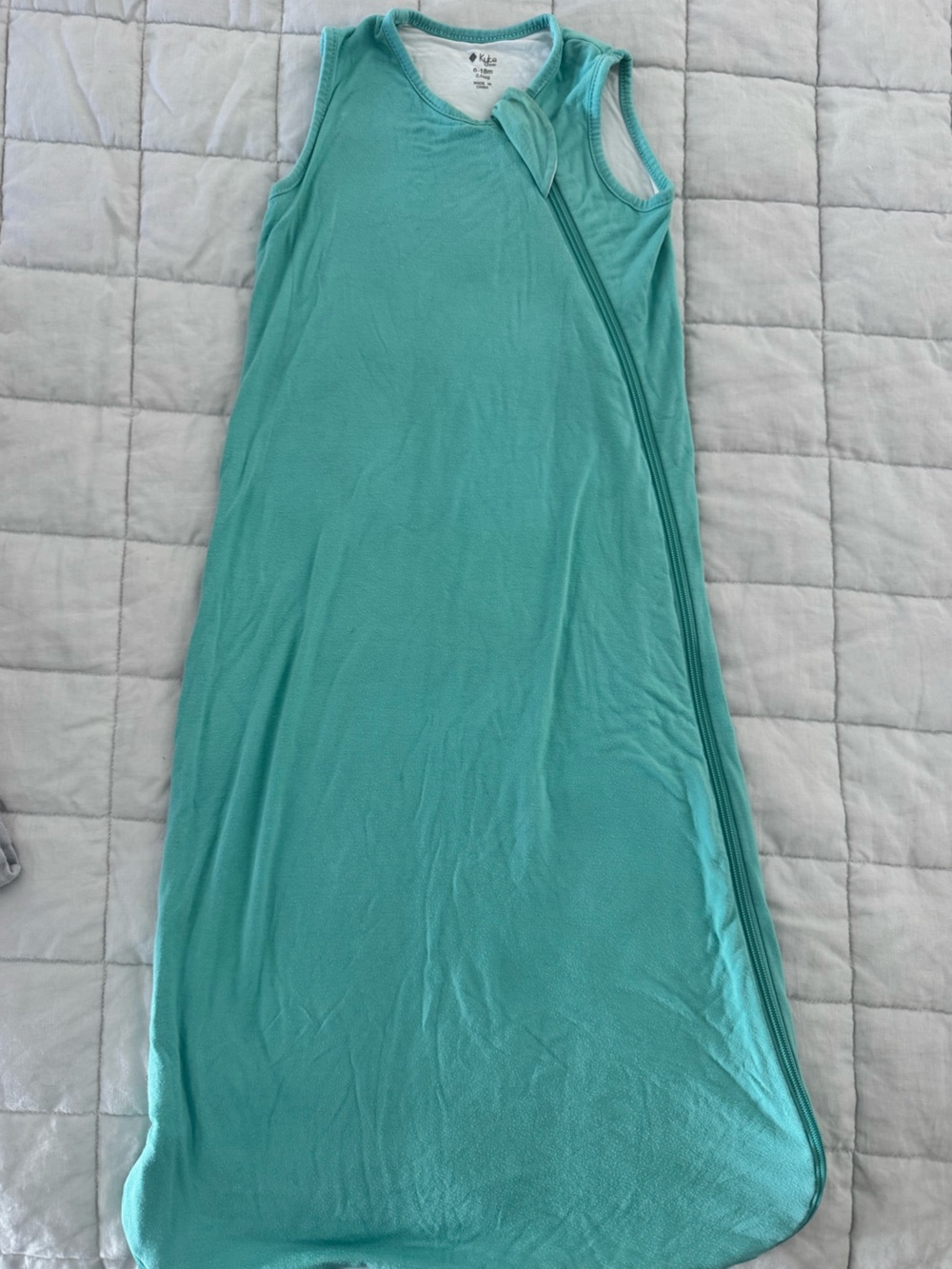 Kyte Baby Sleep Bag 6-18 Months 0.5 TOG Teal Bamboo Wearable Blanket